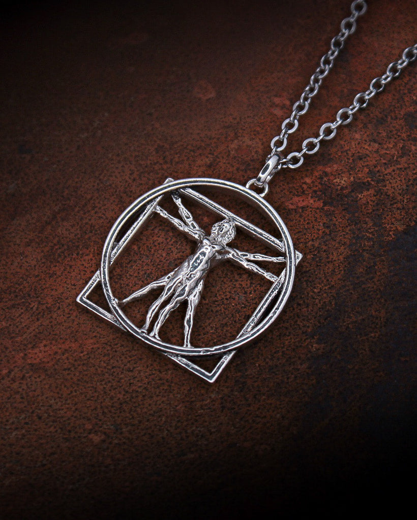 VITRUVIAN MAN PENDANT – aureofirenze